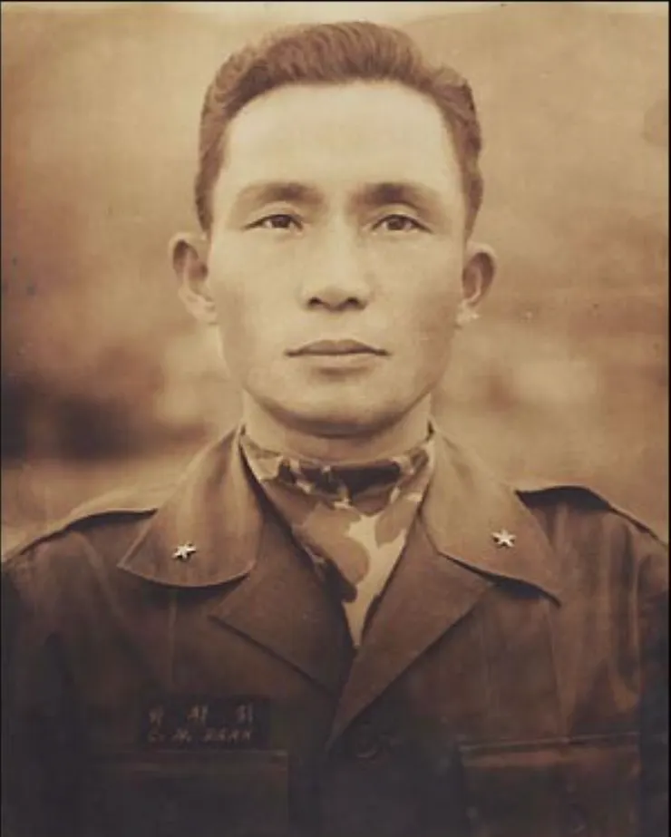 朴正熙1957年在軍中的照片