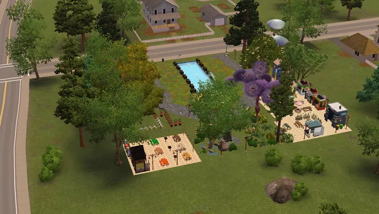 公園內分成不同的區域，接下來會陸續介紹。