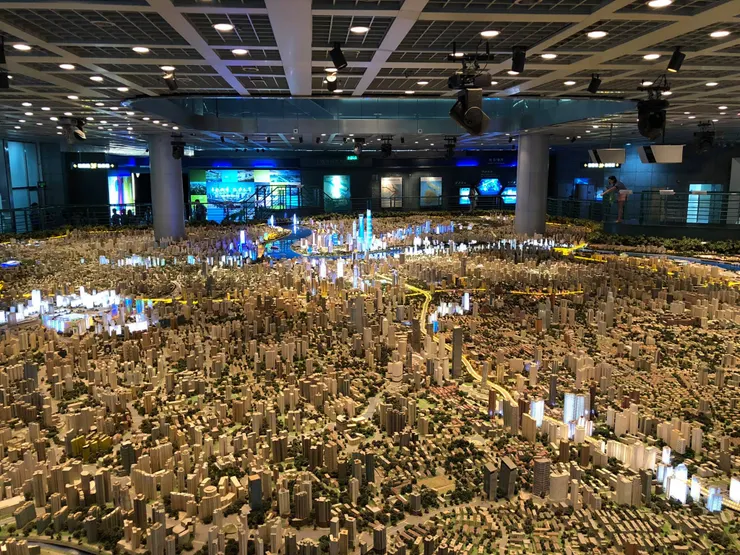 上海市街建築縮小版