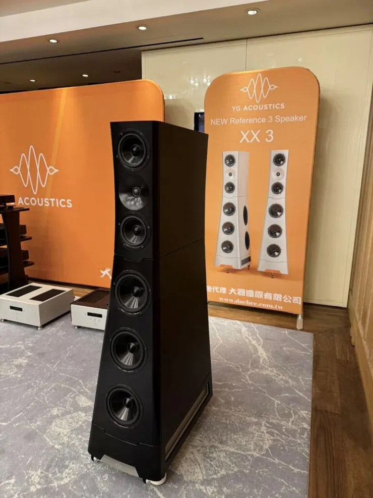 ▲大器音響搶先公開來自美國高階喇叭品牌 YG Acoustics 的全新旗艦級落地喇叭「XX3」