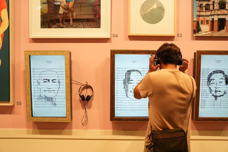 聲音肖像畫，結合音樂與台灣政治人物肖像畫的作品