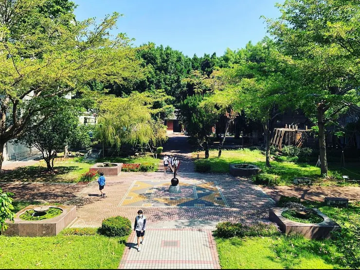 鳥瞰彰化女中校園 / Arleth 攝