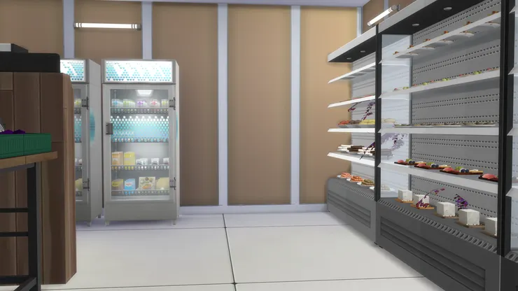 本來這裏很想再放些什麼，但不想太侷促，客人選購時能從容點，就沒放了。