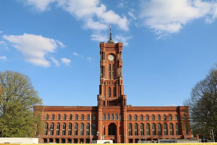 德國柏林紅色市政廳