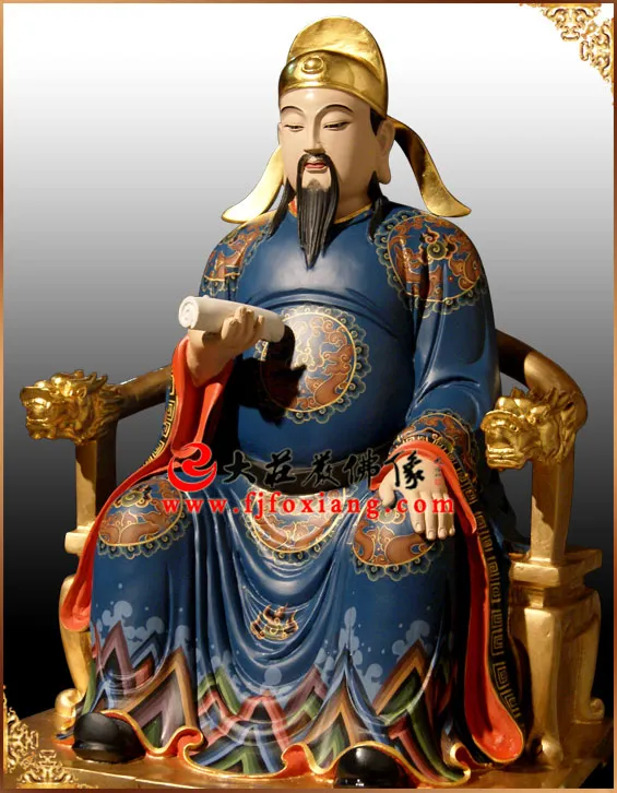 文昌帝君神像右側近照實拍圖