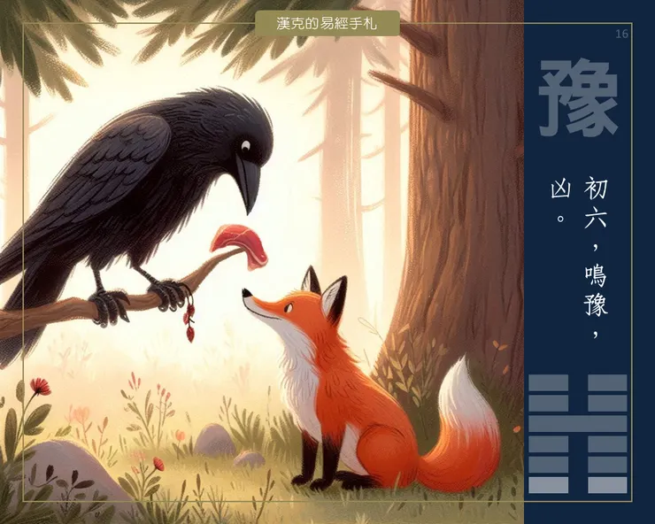 烏鴉因急著表現自己，結果失去了原本的擁有。（漢克設計，AI生成圖）