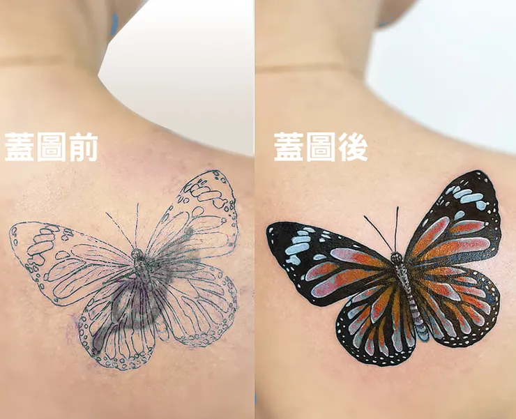 蝴蝶刺青圖騰