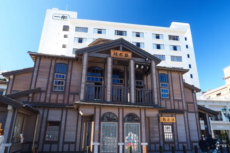 熱乃湯的建築本身也很漂亮