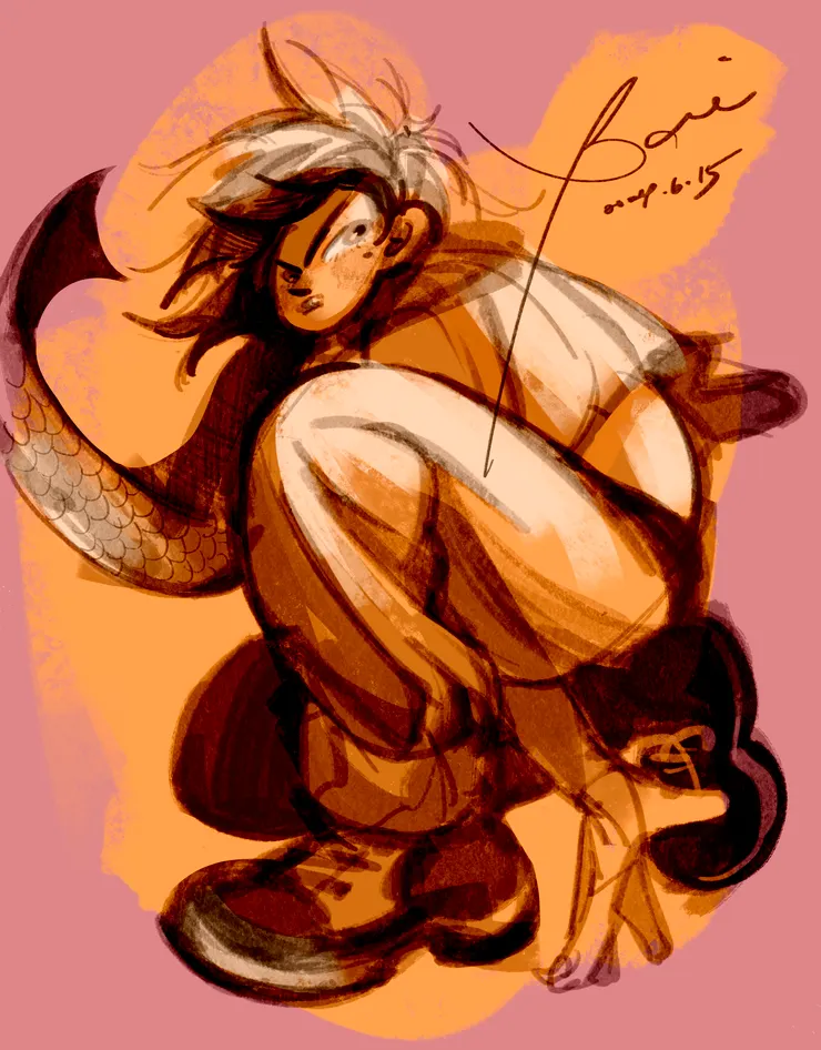 去年終於找回創作之力所繪製的圖