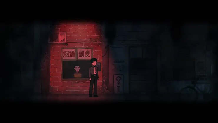 如紙紮人般面無表情的小賣鋪老闆《煙火(烟火)》