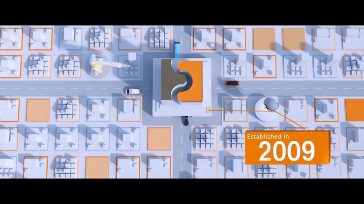 CI開展成3D動畫，企業視覺能加深觀眾的印象