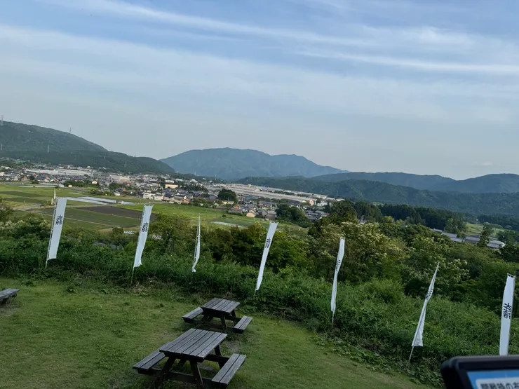 從石田三成陣地可以一覽整個關原之戰古戰場