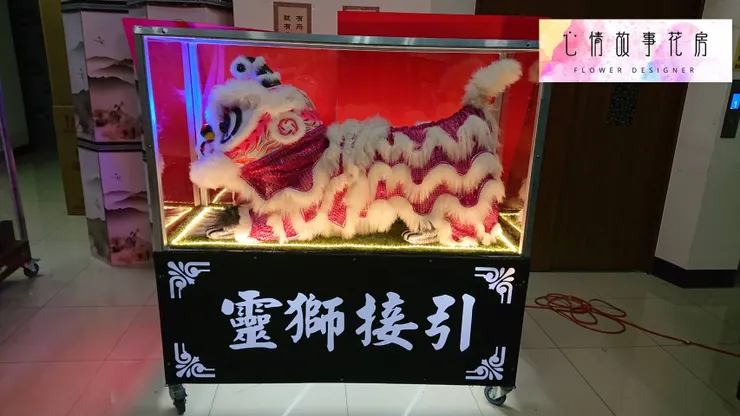 心情故事花房：台南著名花店推出新穎大方的喪用靈獅出租服務