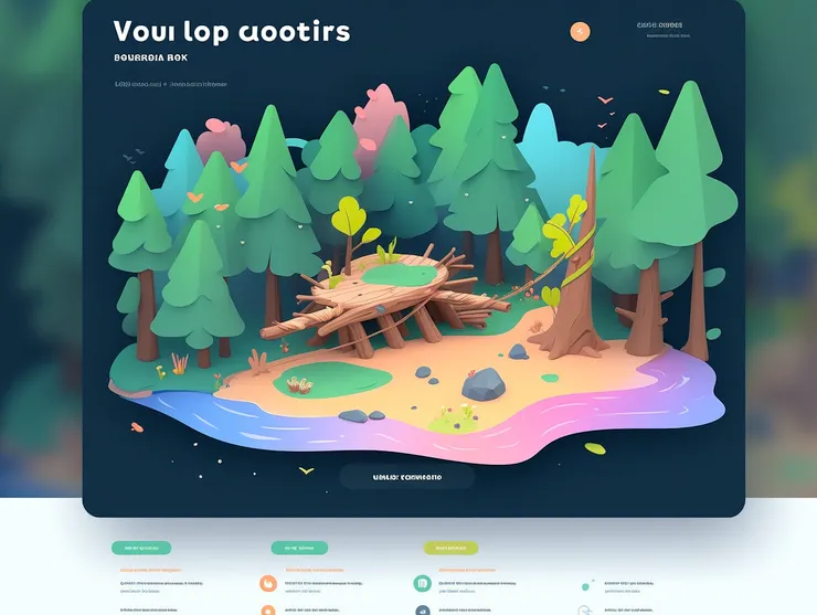 MidJourney 生成UI 示意