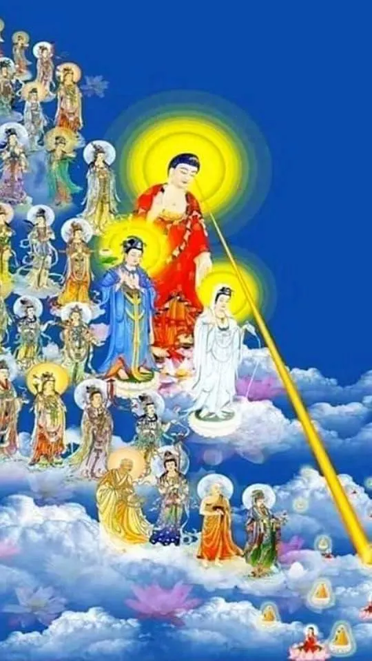 阿彌陀佛西方極樂世界接引圖