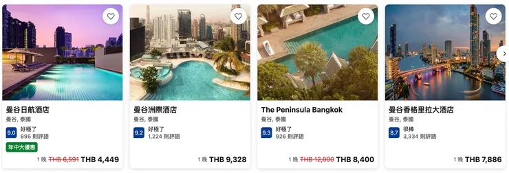 五星級飯店一個晚上的價格真的很吸引人吧！