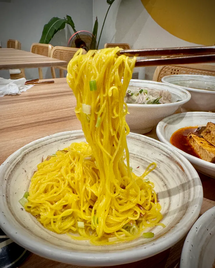 香蔥鵝油乾拌麵線