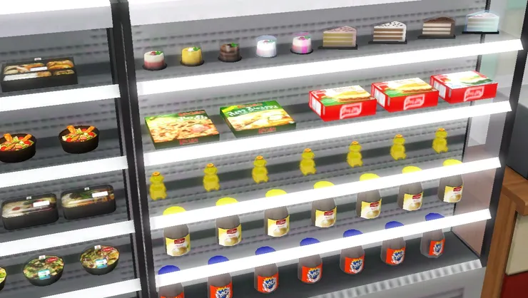 這兩個冷凍櫃的物品我排了很久！想不到這麼少和簡單的東西搞最久！