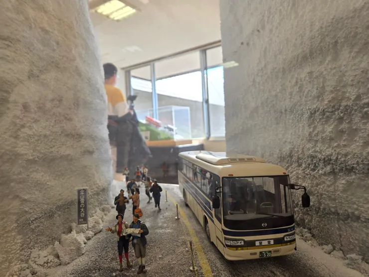 立山大雪谷模型