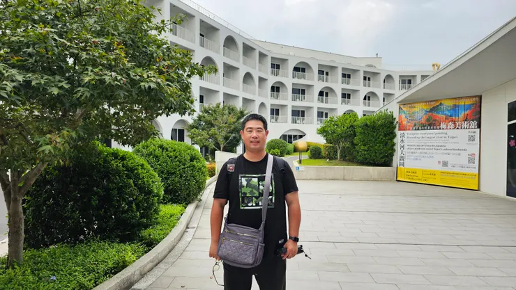 淡水將捷金鬱金香酒店的純白建築物看起來好魔幻!