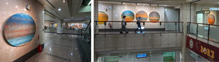 西元2023年11月，心球、空間與時間的對話。