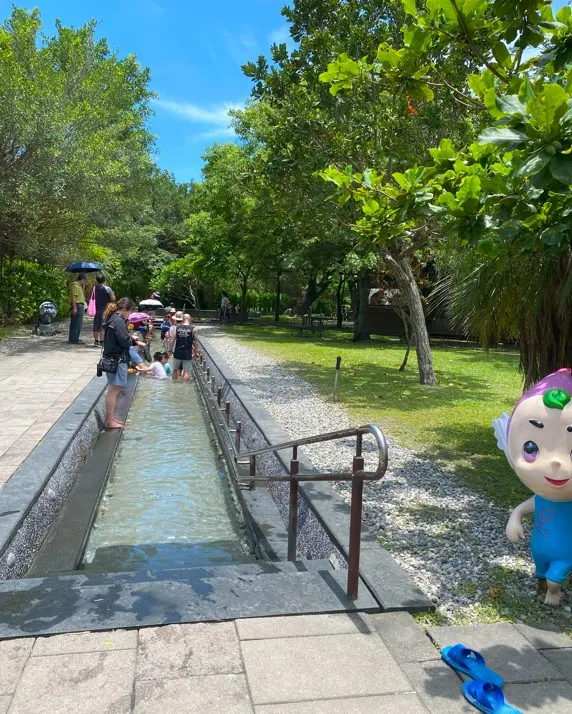 園區內的戲水區