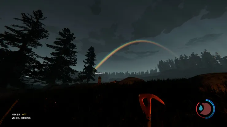 下雨會有彩虹出現