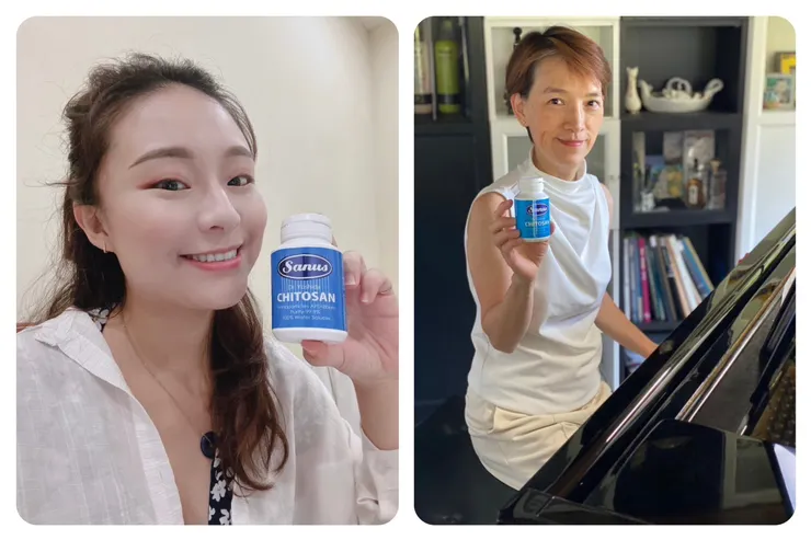 知名主持人凡妮莎Vanessa（左）平日工作繁忙，也透露自己都靠Sanus 薩魯斯幫助新陳代謝、維持好狀態，也推坑自己的好友一起愈吃愈有活力。（圖/鷹傳媒提供）