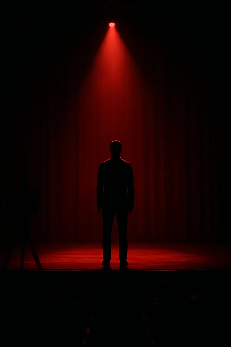 舞台空了，卻不代表自由。 有時候，沒人看你，只是因為控制已經完成。