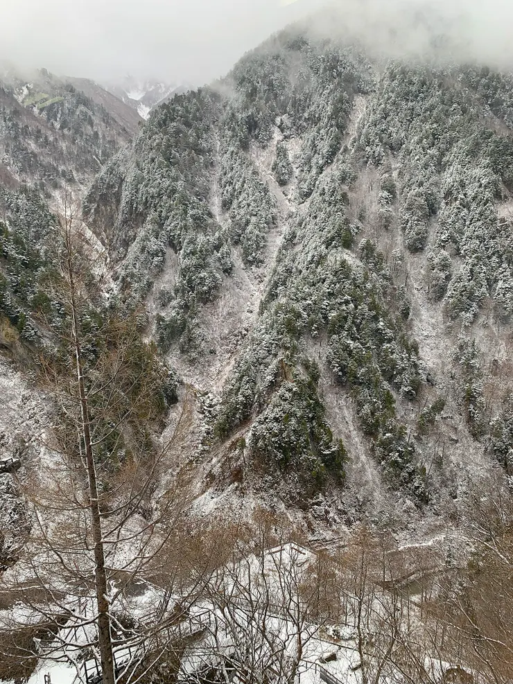 PH 攝於黑部水壩，2024 / 11 / 24。