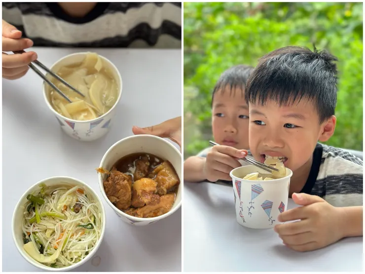 第一次碰到採完還供餐的果園，老闆娘人太好＠梨最珍貴