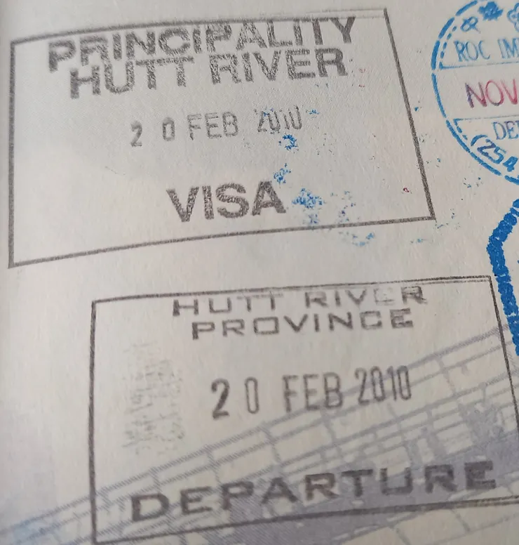 這是澳洲國中國的出入境章!