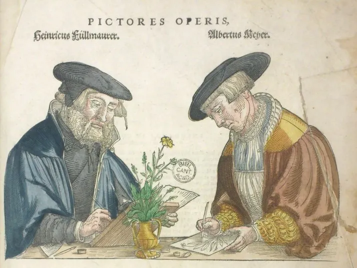 古典時期：雅克·德·戈爾 (Jacques de Gheyn II) 的《植物研究》(Study of Plants, 17th century)（圖片取自網路）