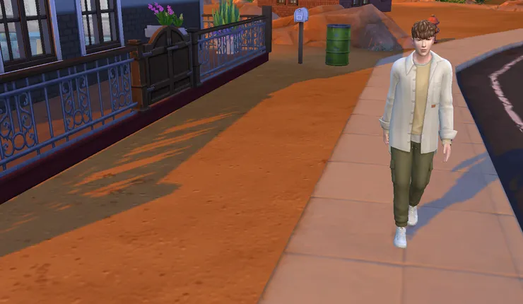 這天~ 有個迷路的男人經過...