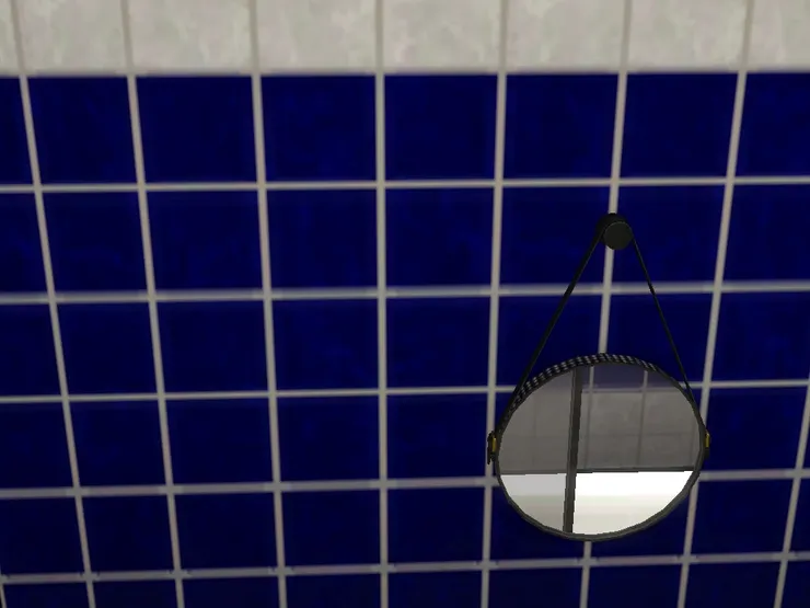 寶石藍很好看。有沒有人家中的洗手間用這種顏色？