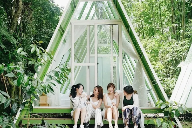 玻璃屋 Hamoana 星空帳篷