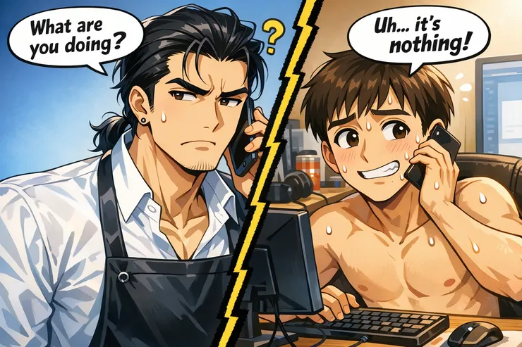 「你在幹嘛啊？為什麼聽起來有點喘？」