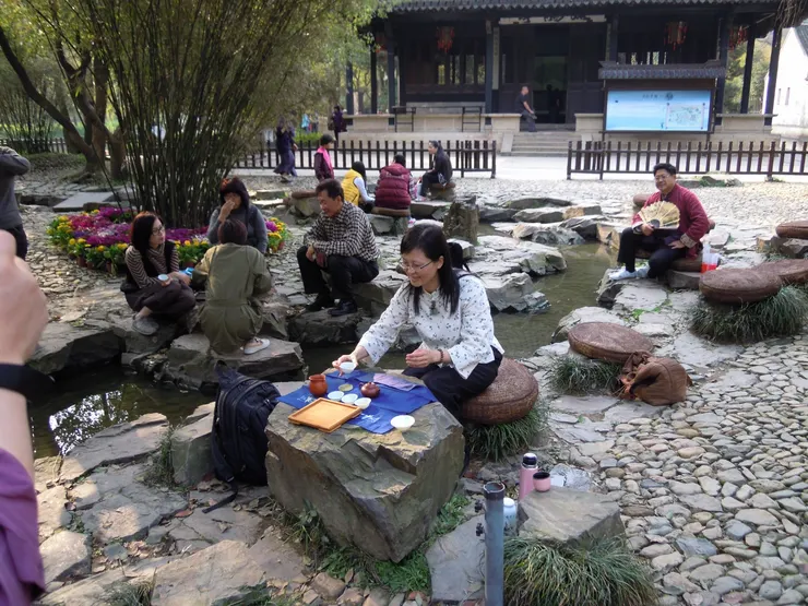 善濡茶禪文化學會金理事長的茶席