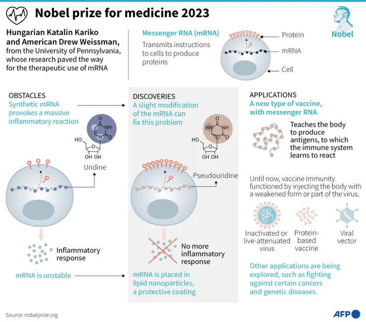 Nobel Prize For Medicine 2023