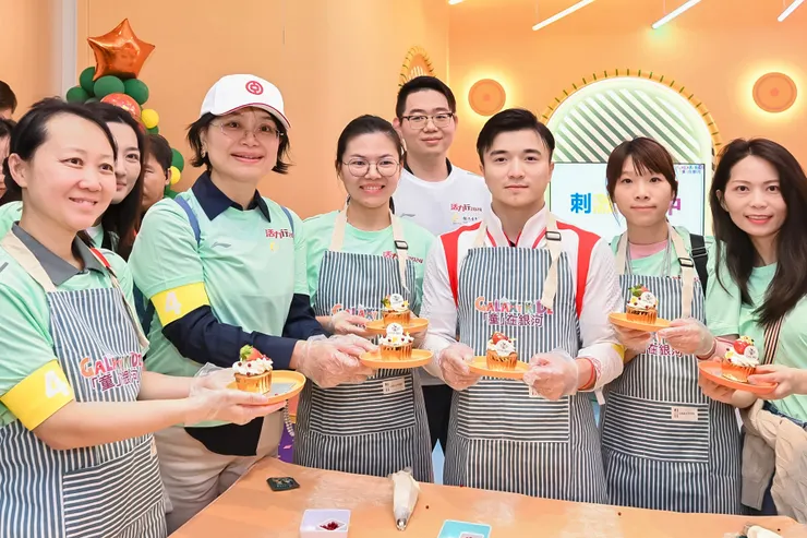 劉洋隊伍進行趣味體驗