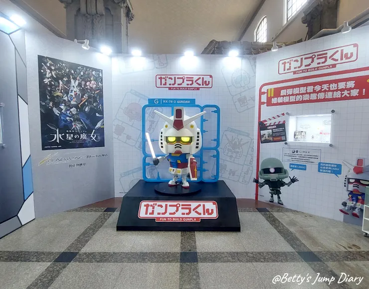 ▲超Q鋼彈模型君/圖片來源:Betty's Jump Diary