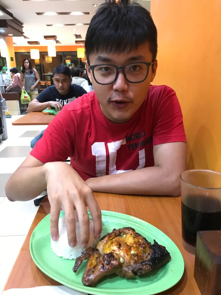 烤雞配飯根本人間美味