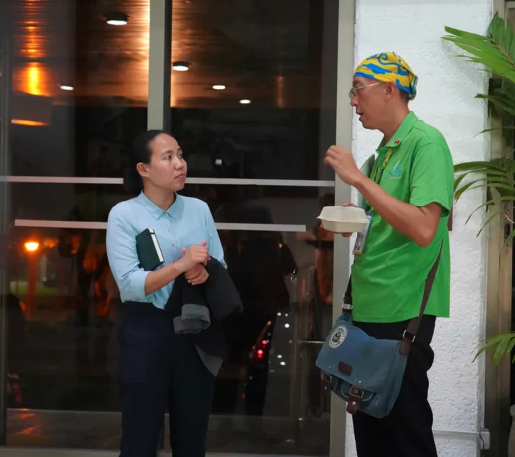 Donna與我討論回鄉務農