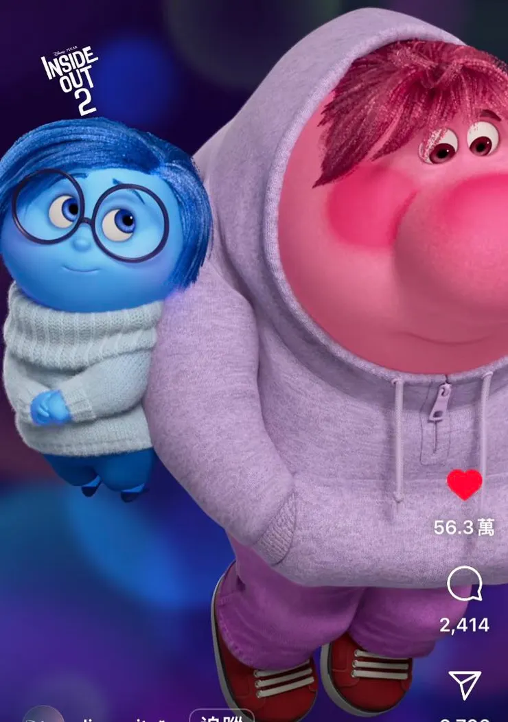 Pixar電影宣傳花絮，拜託出憂憂和阿羞的續集!!!