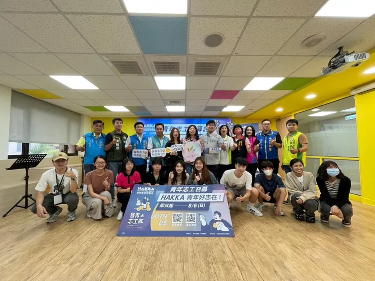  世客博青年志工召募說明記者會。圖：青年局提供
