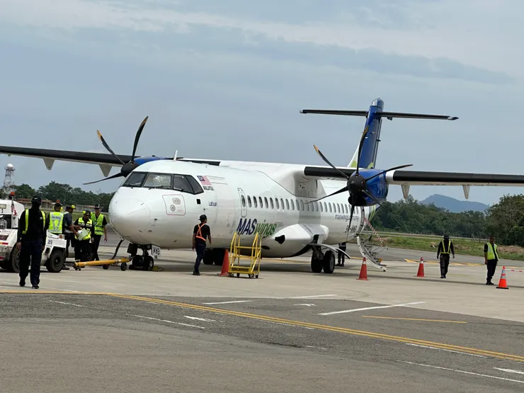馬航飛翼航空Masswing 當時前往搭的飛機