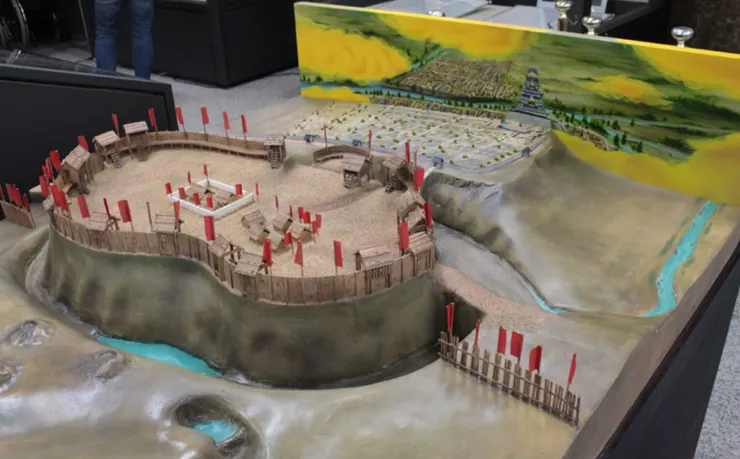 真田丸模型 提供：天王寺 真田幸村博実行委員会