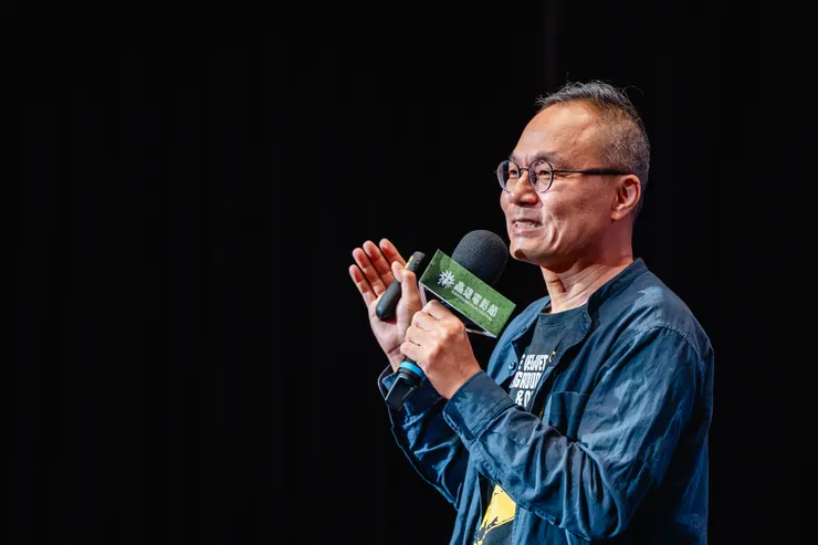 「致敬・白景瑞：慾望的藝術」專題講座 𝚏𝚎𝚊𝚝. 鴻鴻。／影像提供：高雄電影節