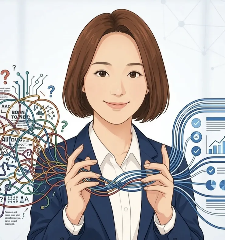 慢燃女子使用說明：幫你梳理混亂，深化內容價值。