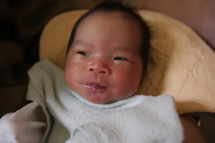 出生不及一周的嫰嬰